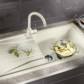 Blanco Sona XL 6S UX kjøkkenvask, 100x50 cm, hvit