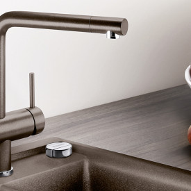 Blanco Linus köksblandare, grå