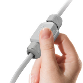 Raytech Fred samledåse med gel, 80x36 mm, grå