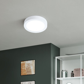Eglo Z Fueva Bath plafond, hvit, Ø21 cm