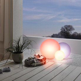 Eglo Monterolo utendørs gulvlampe, Ø39 cm