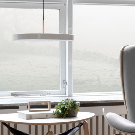 Umage Asteria pendellampe, gråhvit, Ø43 cm