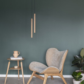 Umage Chimes Tall pendellampe, lyst tre