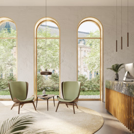 Umage Chimes Tall pendellampe, mørkt tre