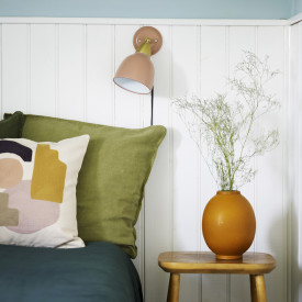 Superliving Urban vegglampe, kort, rosa