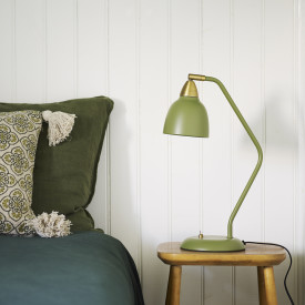 Superliving Urban bordlampe, olivengrønn