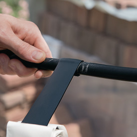 HelaTape Power650 38 mm x 1,5 m selvvulkaniserende, sort