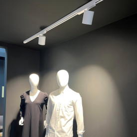 Antidark S19 3F skinnespot, 3500K, hvid