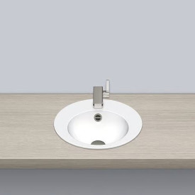 Alape K400 håndvask, 40x40 cm, hvid