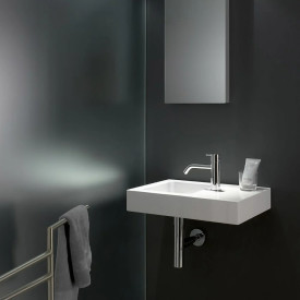 Alape QS525 håndvask, 52,5x32,5 cm, venstre, hvid