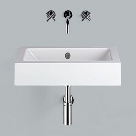 Alape PR585 håndvask, 58,5x34,7 cm, hvid