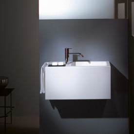 Alape XXS2 håndvask, 58x23,6 cm, højre, hvid