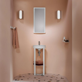 Alape Xcross RX400 håndvask, 39,7x42,7 cm, hvid