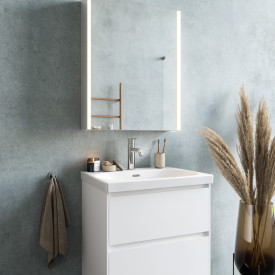 Laufen Lua servantbatteri, krom