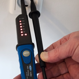 Spændingstester 2-polet, 6-400V AC/DC, KAT III, ELIT 110II