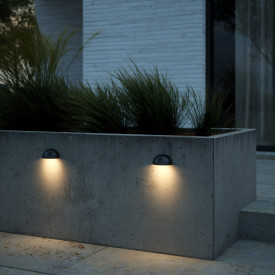 Nordlux Scorpius utelys vegg, sort