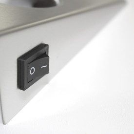 Loevschall trekant spot med driver, 2 stk