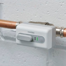 Resideo Braukmann L5 trådlös stoppventil för vattenläckage, inkl. L1-larm, 1”