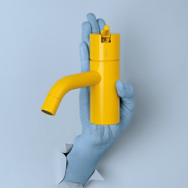 Vola HV1 tvättställsblandare, gul