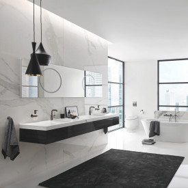 Grohe Essence servantbatteri, børstet sort krom