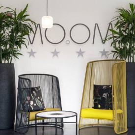 SLV Pantilo pendellampa, vit/krom, Ø20 cm