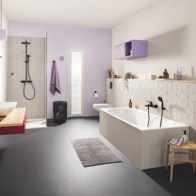 Grohe Start håndvaskarmatur, mat sort