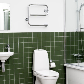 Pax TR45 håndkletørker, el, 49x44,5 cm, rustfritt stål