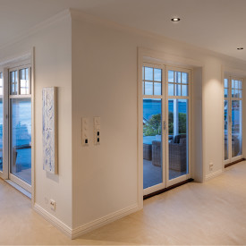 SG Armaturen Junistar Bio indbygningsspot, 3000K, sort, 8-pak