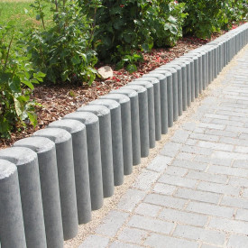 Hahn palisade, rund, 11x80 cm