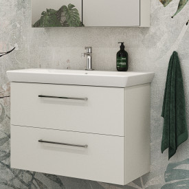 Dansani Mido+ servantskap, 80x44 cm, matt hvit