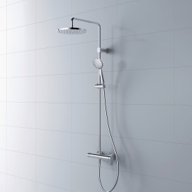 Duravit Wave dusjsystem, krom