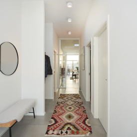 Nordlux Fallon spotlight, hvit/børstet stål