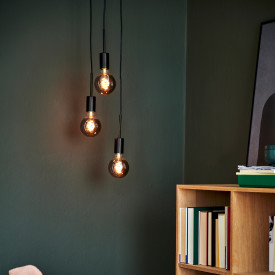 Nordlux Paco klyngependellampe, sort