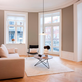 Halo Design Baroni pendellampe, sort, Ø35 cm