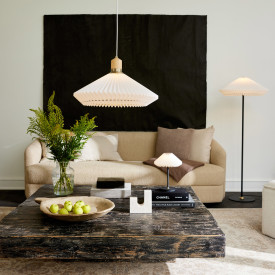 Halo Design Paris pendellampe, hvit, Ø56 cm