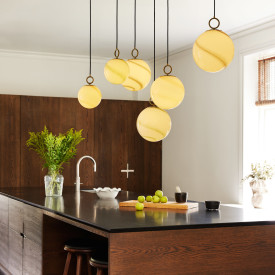 Halo Design Stockholm pendellampe, grønn, Ø25 cm