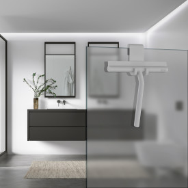 Beslagsboden dusjnal, grå