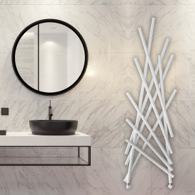 Kriss Nature håndkletørker 173,4x56,7 cm, hvit