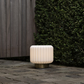 Atelier Pierre Dentelles oppladbar gulvlampe, H29 cm, gull