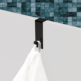 Hefe håndklekrok, matt sort