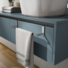 Hefe håndklestang, 30 cm, krom