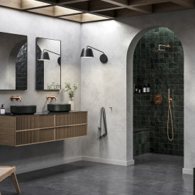 Damixa Osier håndvaskarmatur, børstet kobber