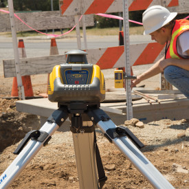 Spectra LL100N fuldautomatisk rotationslaser med HL450 modtager