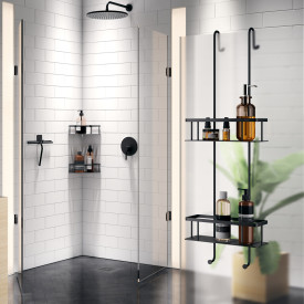 Smedbo Sideline dusjhylle, matt sort