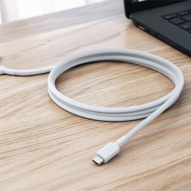 Alogic Elements PRO USB-C til USB-C-opladerkabel 5A 1M, hvid