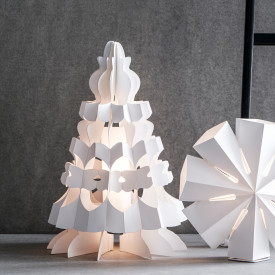 Markslöjd Ramsta pappersjulgran, H50 cm