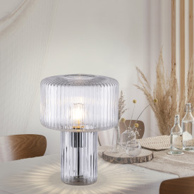 Paul Neuhaus Fungus bordslampa, klar