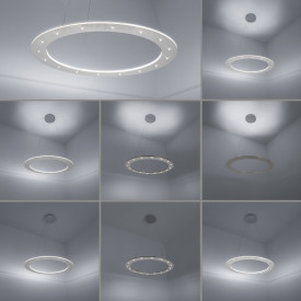 Paul Neuhaus Pure Cosmo pendellampa, Ø55 cm