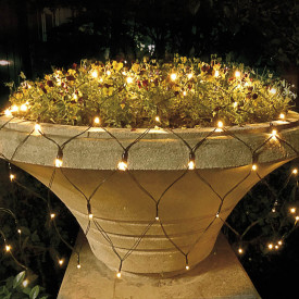 Veli Line utendørs lysnett, gult lys, 3x4 meter