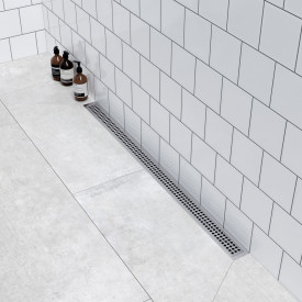 Unidrain 1004 avløpsarmatur, 600 mm, mot bakvegg